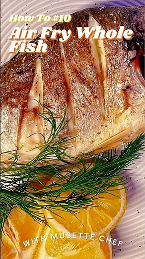 Air Fryer Whole Fish | How To Cook It | #airfryer #airfryerrecipes