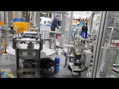 Automated Assembly Line with Rotary Index Table