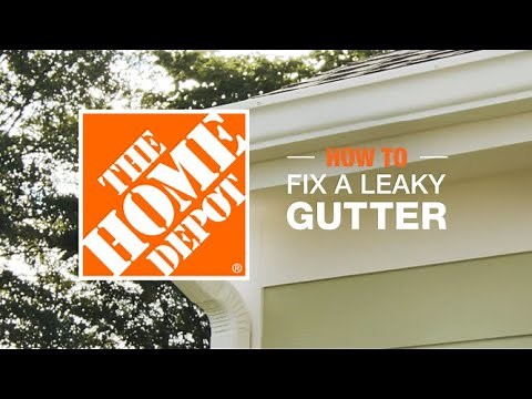 How To Fix A Leaky Gutter | The Home Depot