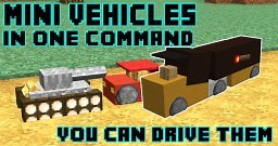 Mini Vehicles in one command | MiniCreations Minecraft Map
