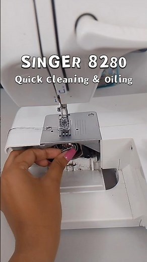 Singer 8280: Quick Oiling & Cleaning #singer #diy #repiar