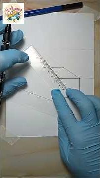 How to draw one point perspective for beginners #art #perspective #drawing #beginners