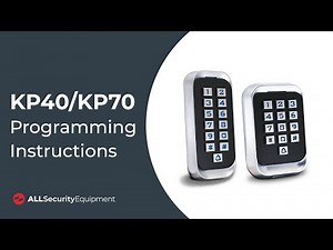 How to Program an Access Control Keypad and Troubleshooting Instructions | All Security Equipment