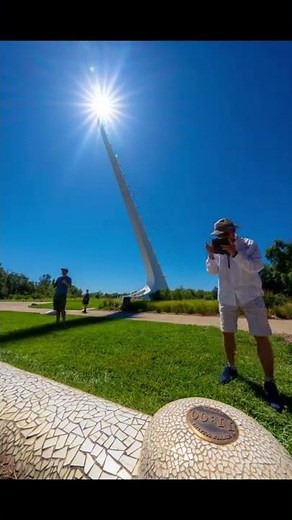 World's Largest Sundial Timelapse.