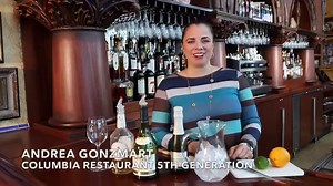 Andrea Gonzmart Williams, 5th generation of the Columbia Restaurant, shows how to make the restaurant's classic sparkling sangria using Spanish cava, Spanish brandy and Spanish orange liqueur. The recipe is great for enjoying on sunny days in Florida as well as for special occasions. For the full recipe: https://www.columbiarestaurant.com/The-Columbia-Experience/Recipes/Sangria-de-Cava | Columbia Restaurant