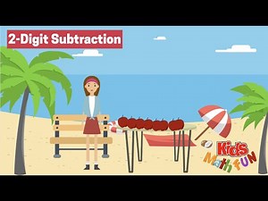 Two Digit Subtraction | Double Digit Subtraction for Kids | Kids Math Fun