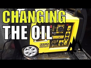 Champion 3100 watt Generator/Inverter Review and Oil Change