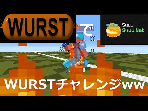 【マインクラフト】Wurstでsyuu.net行ってみたwww 【マイクラ チート】