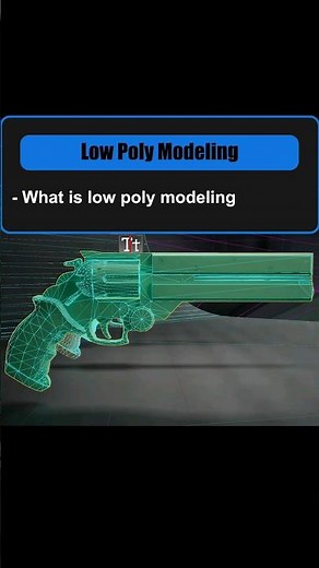 What is Low Poly Modeling? #3dmodeling #blender #gamedev