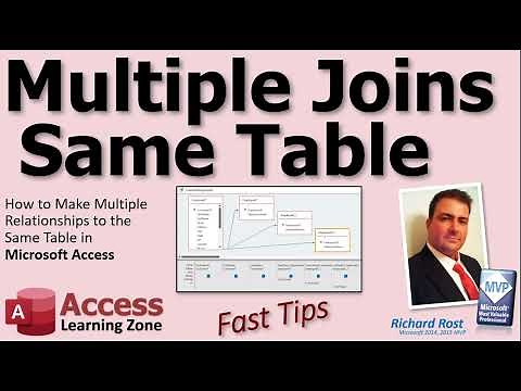 How to Make Multiple Relationship Joins to the Same Table in Microsoft Access