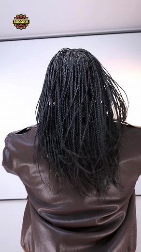 Triangle Parts Box Braids Hairstyle Transformation by Hippie Buddha