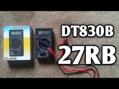 Unboxing multimeter digital DT830B