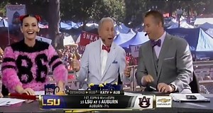 Watch Katy Perry's Bizarre 'College GameDay' Visit