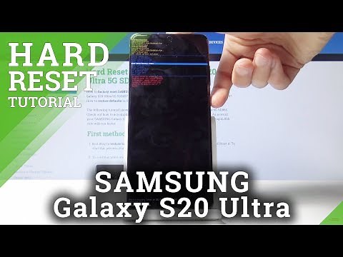 Hard Reset SAMSUNG Galaxy S20 Ultra - Remove Screen Lock / Factory Reset by Recovery Mode
