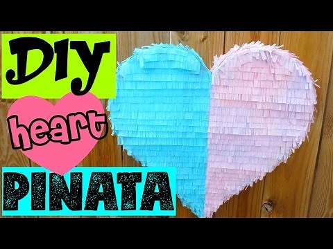 DIY HEART PINATA