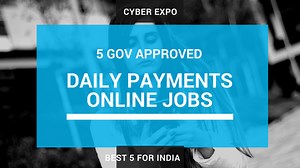 5 GOV. Daily Payments Online Jobs to Earn 45K Without Investment