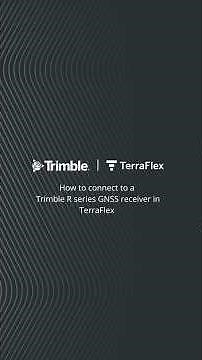 Trimble TerraFlex Tutorial | How to connect to a Trimble R series in TerraFlex