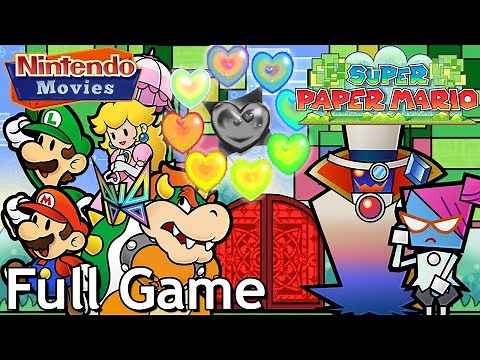 Super Paper Mario - Full Game (Walkthrough, Everything)
