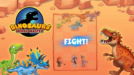 Dinosaurs Merge Master 🕹️ Play on CrazyGames