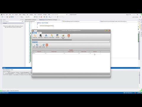 1.) C# Entity Framework in DevExpress UI