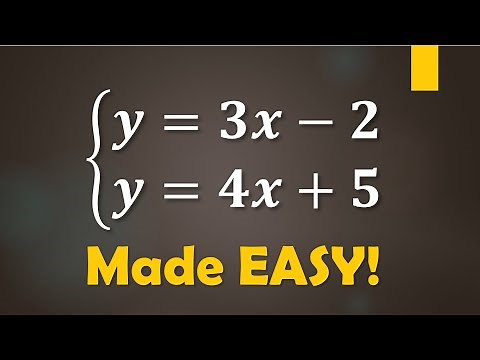 Solve Systems by Substitution (y = mx + b) Fast | Algebra Made Simple