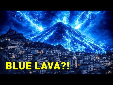 Indonesia Shocked as Volcano Erupts With Glowing Blue Lava