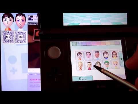 Nintendo 3DS: Mii QR Code Demonstration. Instantly Add Mii's!