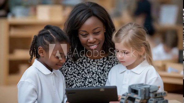 Inspiring coding clubs for young innovators with programmable robots and digital tools in a tech play area.