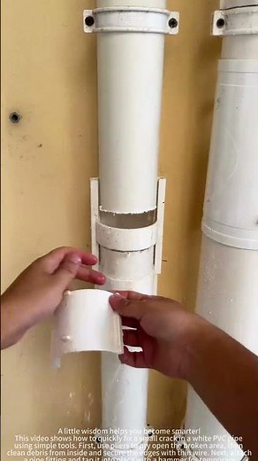Don’t Replace the Whole Pipe! Fix Small PVC Pipe Holes with a Cut and Patch!