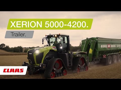 CLAAS XERION 5000-4200. Trailer.
