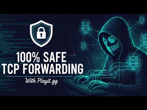 Safe TCP Forwarding With Playit.gg| Best Free Alternative to Router Port Forwarding(2025)#Playit.gg