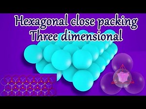9 Three dimensional close packing from two dimensional hexagonal close packed layers