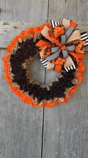 DecoExchange - Damon Oates on Instagram: "🍁🎃 Watch Coach Stacy work her burlap magic in this fun mini wreath tutorial from inside Creative Coaching! If you're ready to get your fall crafting on, this Halloween-inspired cutie is calling your name! #CreativeCoaching #MiniWreath #FallWreath #BurlapWreath"