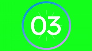Download 5 seconds countdown timer green screen video 4k hd resolution for free