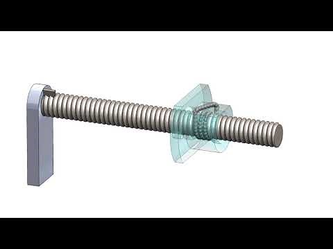 How A Ball Screw Works (Animated)