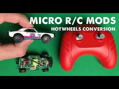 Micro R/C Mods with Hotwheels and Slotcars (Adventure Force Nano Racer)