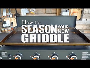 How to Season a Griddle
