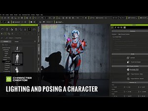 Concept Art #5 - Lighting and Posing a Character in Character Creator - by Kyle Brown
