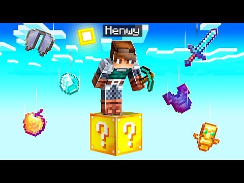 Minecraft, but you only get ONE LUCKY BLOCK!