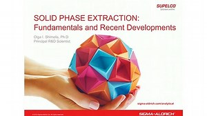 Solid Phase Extraction: Fundamentals and Recent Developments