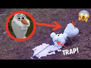 I CAPTURED OLAF IN REAL LIFE! *Frozen 2*