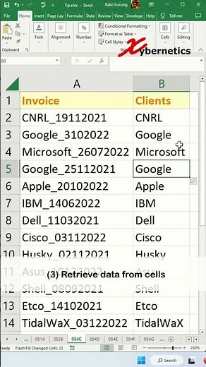 Ctrl E in Excel - Excel Tips and Tricks #shorts