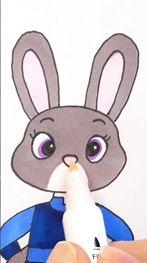 How to Draw a Cute Judy from Zootopia