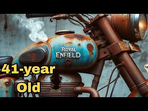 Old Bullet Full Restoration | Royal Enfield Bullet modification 🔴