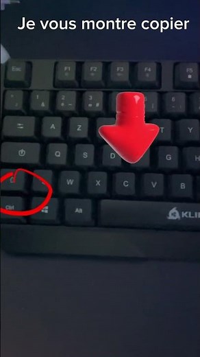 Comment faire un copier collé sur pc