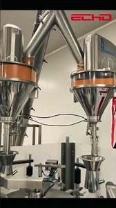 Dual-Auger Powder Pouch Packaging System for Large Volumes | Echo Machinery #foodpacking #automation