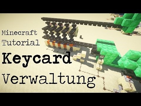 Hotelsystem REDSTONE TUTORIAL - Keycard Verwaltung