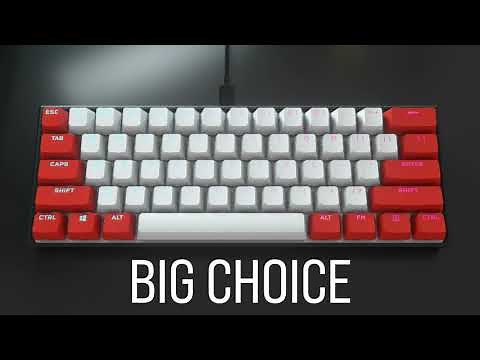 K65 RGB MINI 60% Mechanical Gaming Keyboard - SMALL SIZE, BIG ATTITUDE