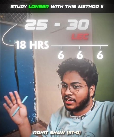 How I Studied for 18 hours a Day During JEE | #shorts #jeemains #jee #study #topper