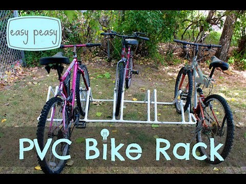 DIY PVC Bike Rack